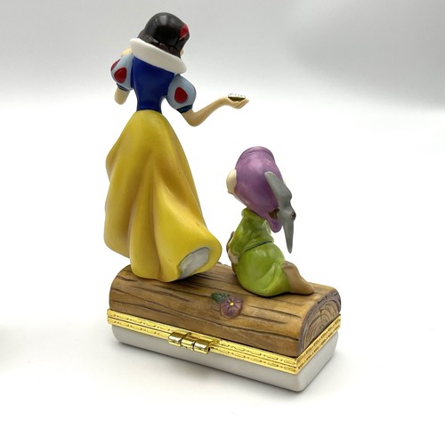 Cajas de baratijas Bradford Exchange Blancanieves y 7 enanos y bruja vendedora vieja LEER - Imagen 14 de 21