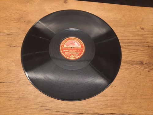 4 x Shellac 12" 78 RPM Beethoven Wilhelm Furtwängler Symphonie N° 5 Frankreich - Bild 4 von 11