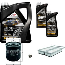 Pakiet inspekcyjny MAHLE 7L MANNOL 5W-30 Longlife do VW Polo 1.4 TDI Skoda Fabia