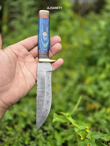 Custom Handmade geschmiedetes Messer 10" SKINNER mit Lederscheide - Bild 3 von 5