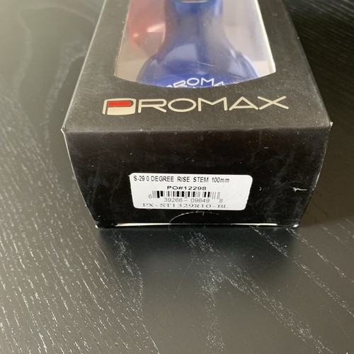 PROMAX s-29 0 Degree Rise Stem 100 mm Blue Color - Picture 2 of 3