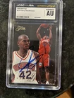 Jerry Stackhouse Signed Auto Flair Rookie Card JSA Authentic