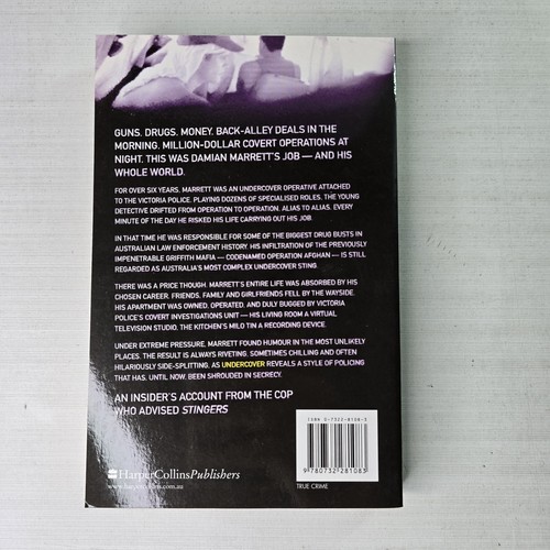 Undercover by Damian Marrett PB Book Australian True Crime Police Memoir - Picture 2 of 13