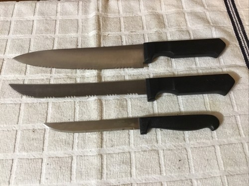 Farberware 12 Knife Set: 1 Heavy Duty Scissors, Stainless Steel. Wood Block. - Bild 6 von 7