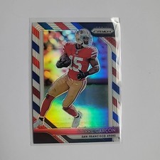 Pierre Garcon 2018 Panini Prizm #28 Red White and Blue Prizm
