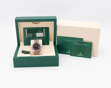 WITH STICKERS 2010 Rolex Datejust II 41mm 116334 Black Dial Fluted Oyster 2