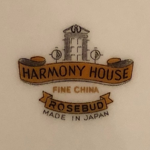 Platos de ensalada Harmony House Fine China Rosebud 7-5/8" S4 - Imagen 6 de 6