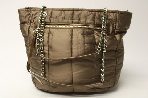 MZ Wallace New York Metallic Bronze Quilted Shoulder Tote Bag - Picture 2 of 24