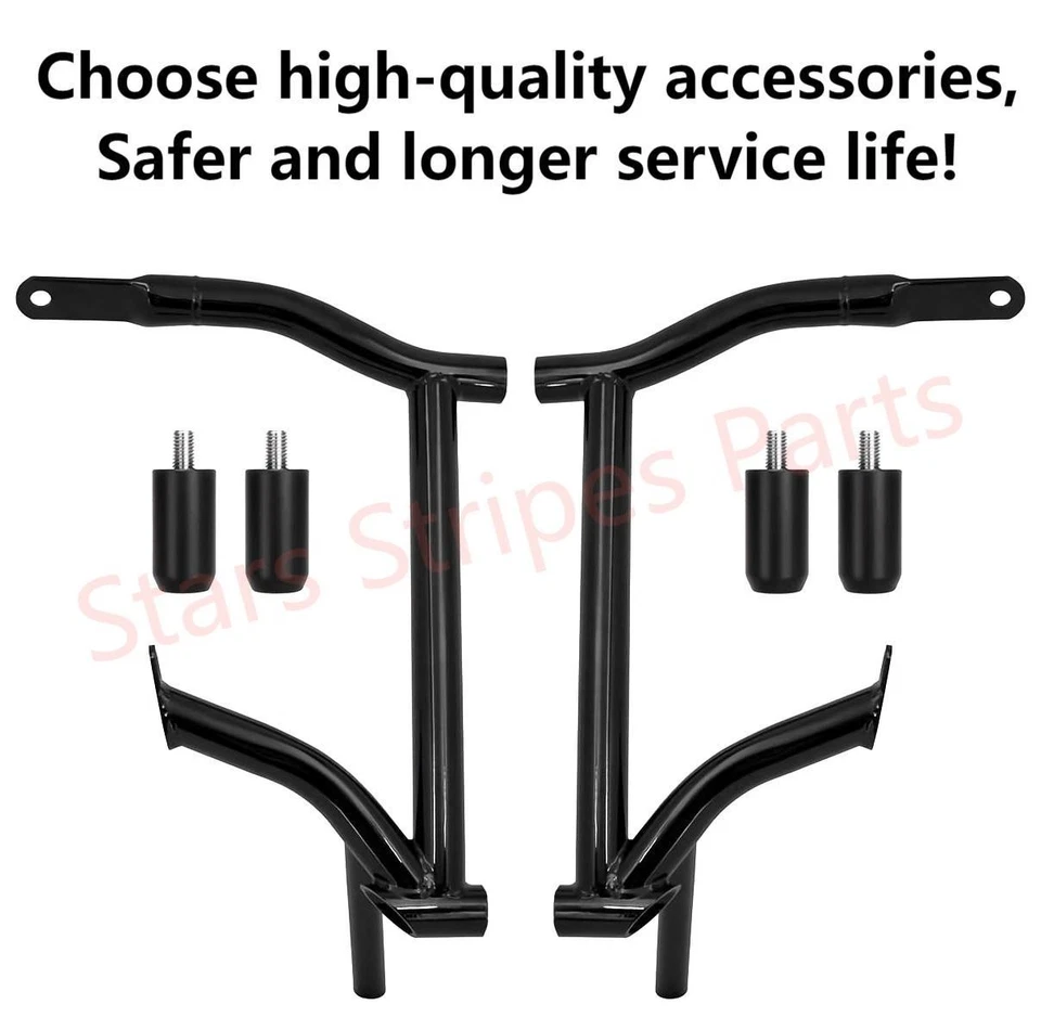 Saddle Bag Guards for Harley Touring Street Glide Road Glide Road King 2009-2024 - Imagem 4 de 4