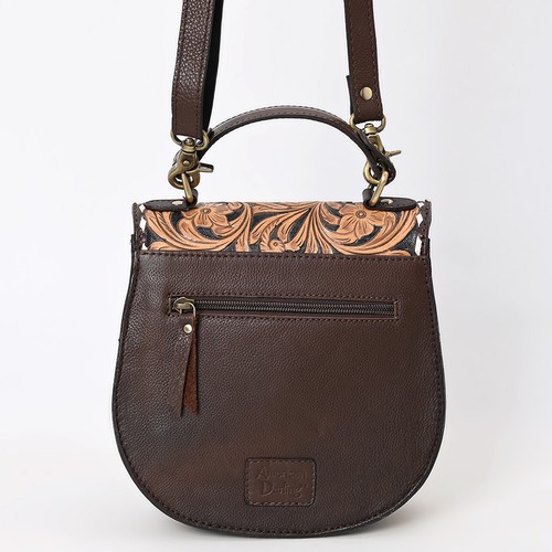 AD American Darling Small Crossbody Hand Tooled Genuine Leather Women Western - Picture 6 of 8