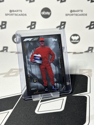 2025 Topps Turbo Attax Formula 1 Michael Schumacher Black Edge Exclusive #EDG1