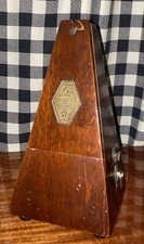 Vintage Maelzel Paquet 1815-1846 Mahagony Metronome Seth Thomas FLAW TLC