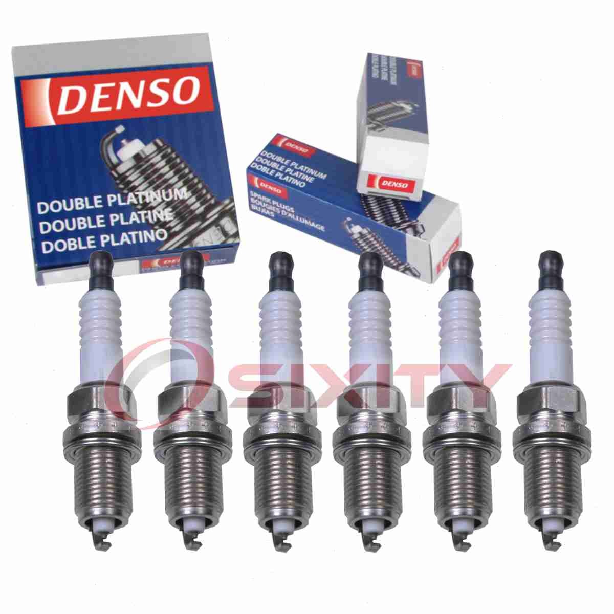 6 pc DENSO 3301 Spark Plugs for PK16R8 90919-01244 90919-01176 5614285 2300 vq