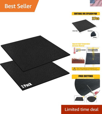 #ad #ad 2Pcs 22#x27;#x27; Oil Drain Splash Pad No Splatter Pad Square Pad Car Changing Oil black $23.99