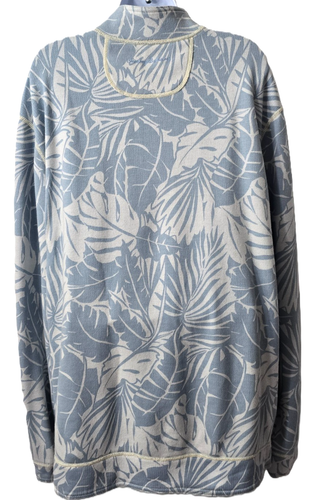 Tommy Bahama Wende-Strickpullover 2X 3X Viertelreißverschluss blau Island Palm Beach - Bild 2 von 13