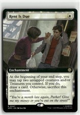 Rent Is Due Extended Art - Spider-Man MTG NM