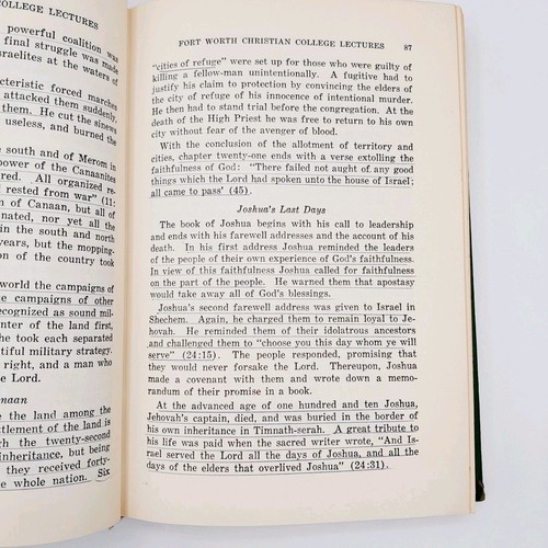 Lot of 5 Fort Worth Christian College Lectures HC 1961, 1964, 1965, 1969, 1970 - Bild 13 von 17