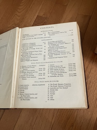 Vintage 1963 WEBSTER'S NEW TWENTIETH CENTURY DICTIONARY 2 Volumes - Picture 8 of 10