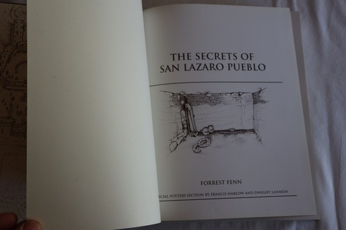 Secrets of San Lazaro Pueblo Forrest Fenn Pottery Francis Harlow Lanmon Signed - Picture 2 of 14