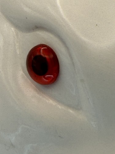 Vintage weiß Keramik Kaninchen Häschen Kopf rote Augen Schürze Handtuch Haken Küche Bad - Bild 20 von 22