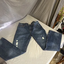 Aeropostale Men's Slim Bootcut Jeans 36/34