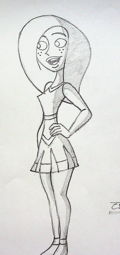 Kim Possible SIGNED Hand-Drawn - Juan Diaz Model Cel Recreation - Picture 2 of 2