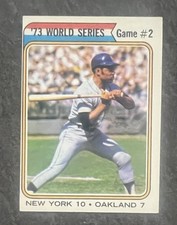 1974 Topps #473 1973 World Sieres Game #2 Willie Mays HOF Hall of Fame