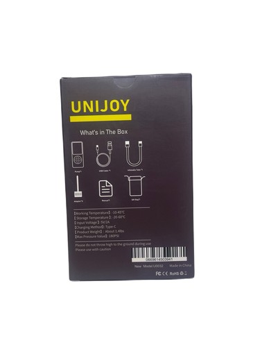 UNIJOY Tire Inflator Portable Air Compressor 3x Fast Car Tire Pump - Picture 10 of 13