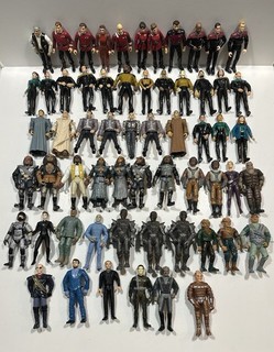 Star Trek Figure Bundle/Joblot Of 60 Playmates Toys 1993 1999 5" Figures