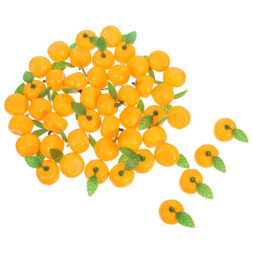 50 Piezas Pequeño Plástico Naranjas Falsas Modelo Artificial Decoración Mini Fruta - Imagen 5 de 20