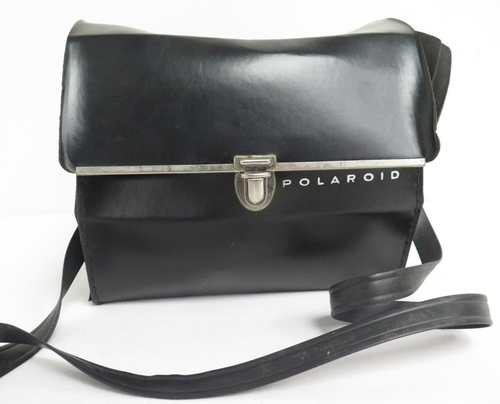 Polaroid Super Colour Swinger II Land Instant Camera 1970s Black + Original Case - Picture 10 of 13