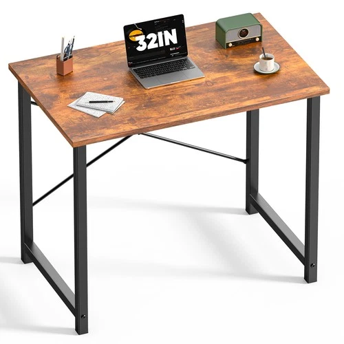 32-63 Inch Home Office Computer Desk Writing Work Study Table with Reinforcement