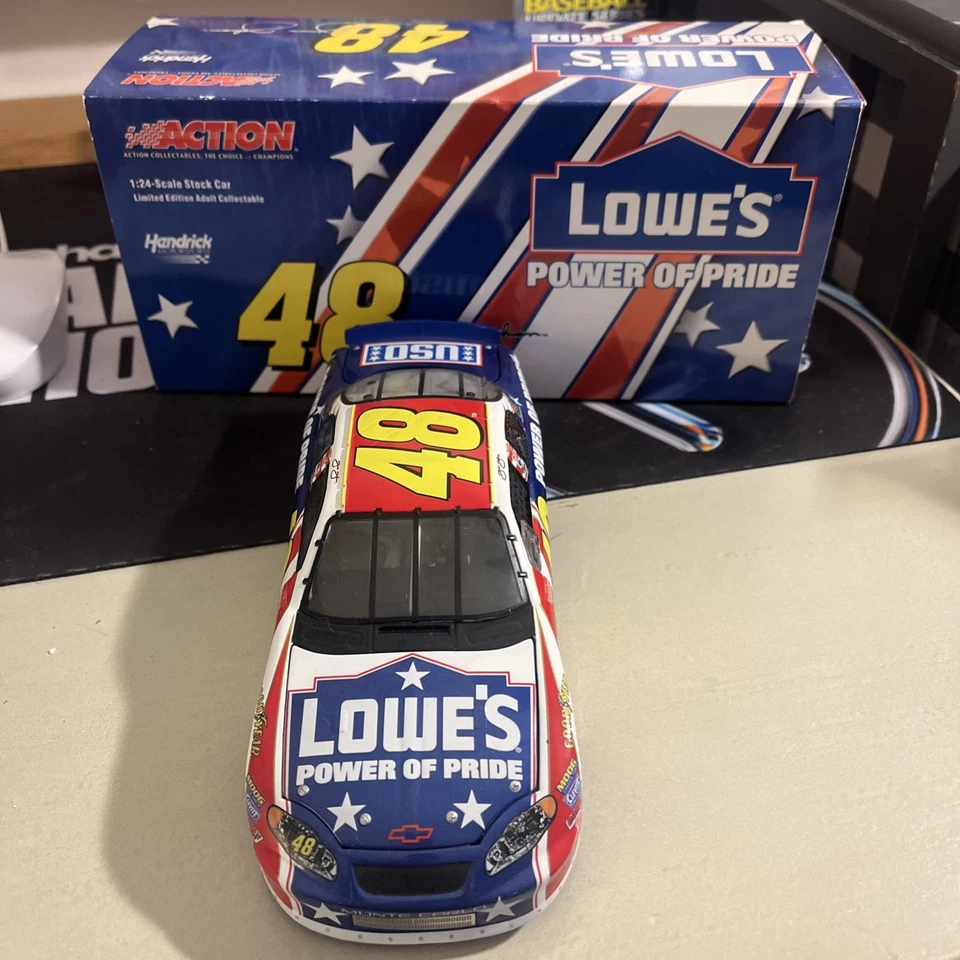 Action 2003 Jimmie Johnson #48 Lowe's / Power Of Pride Chevrolet Nascar Diecast - Image 2 of 4