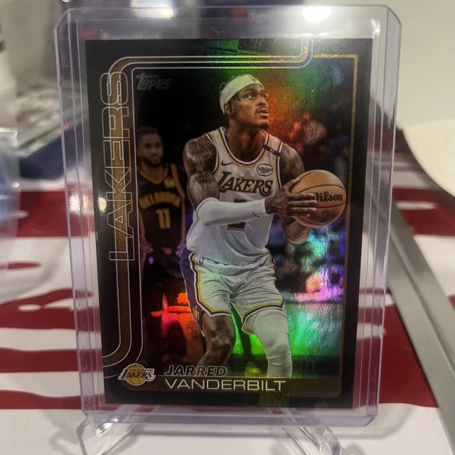 2025/26 Topps Basketball Jarred Vanderbilt 1/1 Black #155