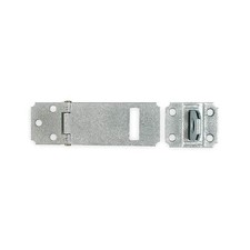 GRAINGER APPROVED 1RBG7 Fixed Staple Hasp,Galvanized,3 1/2" L 1RBG7