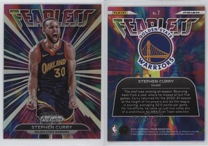 2021-22 Panini Prizm Fearless Silver Prizm Stephen Curry #7