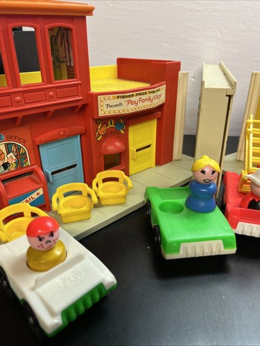 Vtg Fisher Price Little People Play Family Village Main Street Town #997 '73 W3 - Picture 9 of 21