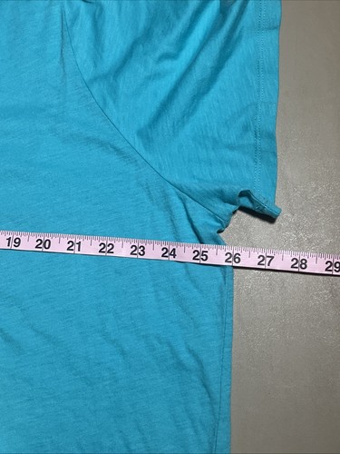Blusa de manga corta para mujer Chap 3XL túnica azul adornada azul azul y dorado nueva con etiquetas - Imagen 7 de 8