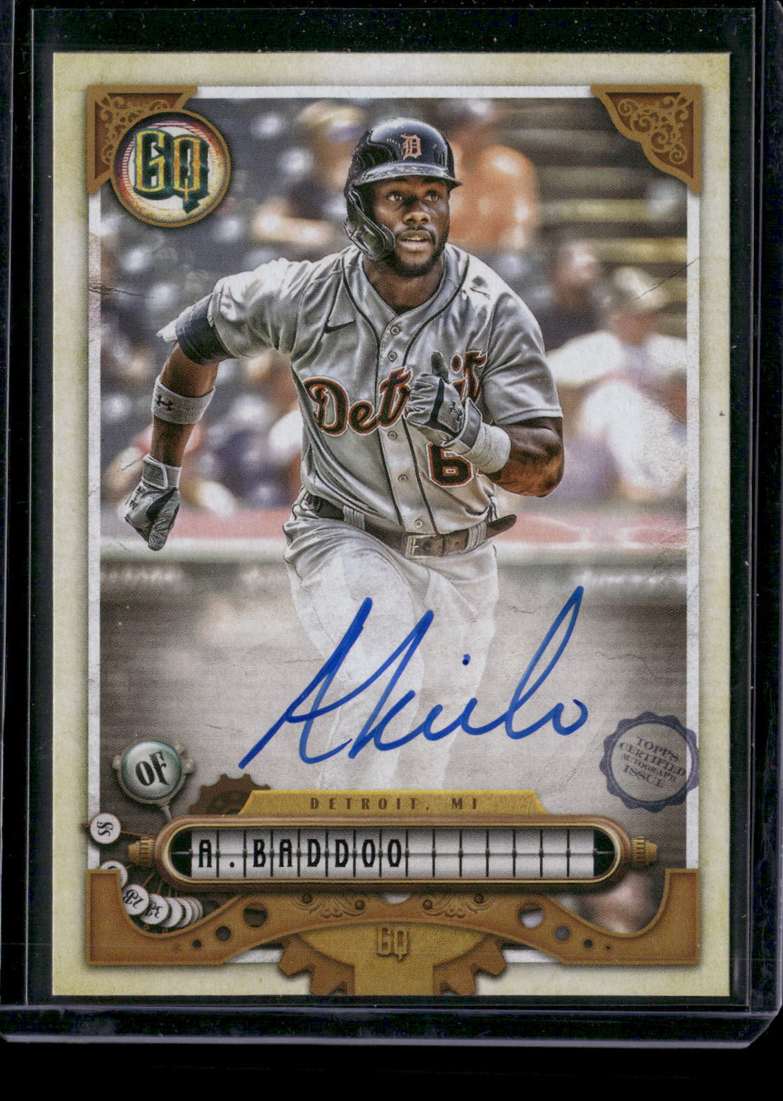 2022 Topps Gypsy Queen #GQA-AB GQ Autographs Akil Baddoo