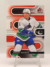 2022-23 Upper Deck SP Game Used - Brock Boeser #30 Red /225
