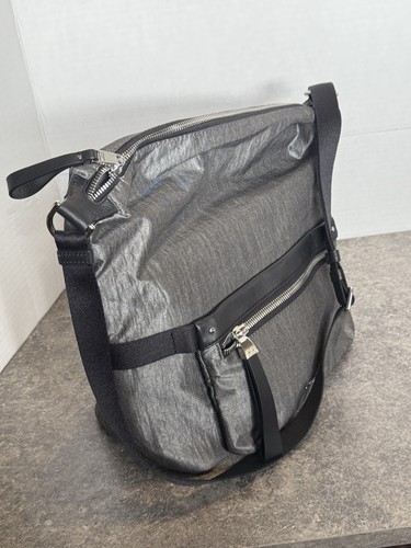 TUMI Regina Hobo Sling Crossbody Bag Gray - Picture 11 of 19