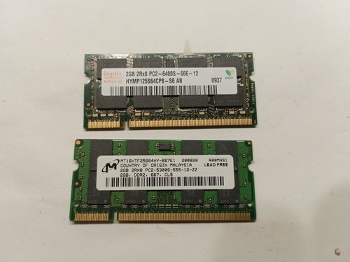 2 Barrettes RAM de 2GB PC2 pour PC portable, kafr78 - Imagen 1 de 1