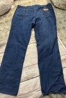 Wrangler Men's Cowboy Cut Pants Denim Blue Jeans Original Fit Size 40x32
