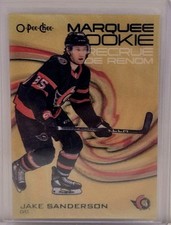 22/23 OPC Ottawa Sentaors Jake Sanderson Marquee Rookie 3D RC card #3D-SA
