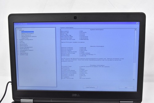 Dell Latitude E5550 Laptop i5-5200U 2.2GHz 8GB 128GB SSD No OS 15.6" New Battery - Picture 2 of 14