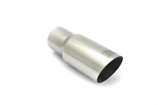 Universal Auspuffendrohr Schalldämpferspitze rund 80mm Länge 120mm