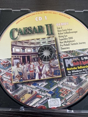 Caesar II PC Spiel, Aufbau, Strategie (Sierra)