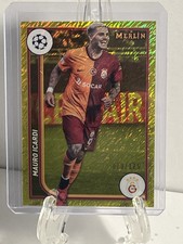 2023-24 Topps Merlin MAURO ICARDI Yellow Shimmer #/175 Card #63 - NM