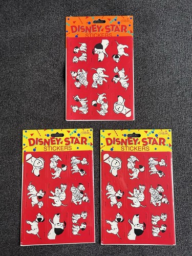 Pegatinas de colección 101 dálmatas saludos Walt Disney Gibson 3 paquetes sellados - Imagen 1 de 6