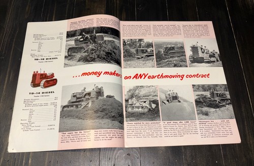 Original International Harvester Earthmoving Equipment Sales Brochure - Picture 3 of 7